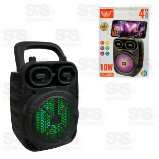 Caixa De Som 10W Com Suporte De Celular Altomex AL-3185