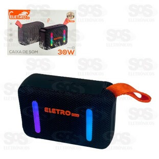 Caixa De Som 30W Proteção IPX4 Eletromex EL-1105