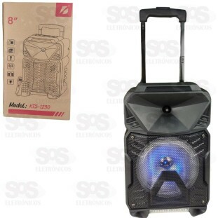 Caixa De Som 40W Karaokê Com Microfone e Controle KTS-1230