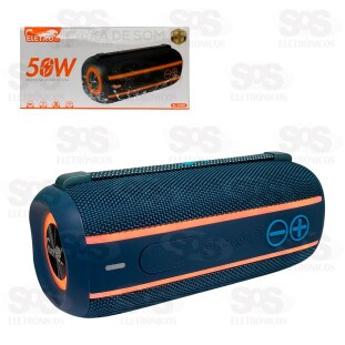 Caixa De Som 50W Resistente à Água Eletromex EL-1080