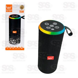 Caixa De Som Bluetooth 10W Com LED Altomex AL-2117