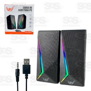 Caixa de Som Multimídia Bluetooth Com LED RGD Altomex AL-3868