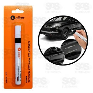 Caneta De Pintura Tira Riscos Reparos Em Veículos E Móveis Preto ACT-010