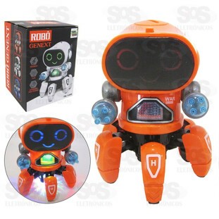 Robô Genext Com Sons E Luzes Toy King TK-1466