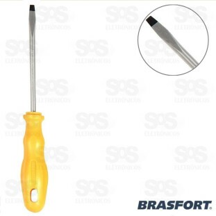 Chave Fenda Magnética CR-V (16) 5/16 Brasfort 8822