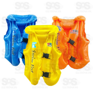 Colete Inflável Infantil M de 20-33Kg B-Max F1773B