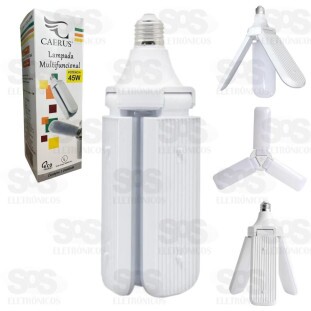 Lâmpada LED 3 Hélices 45W Caerus CRS-1149