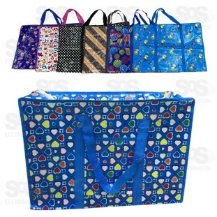 Sacola de Nylon Com Zíper 70x80x30CM Caerus CRS-1807