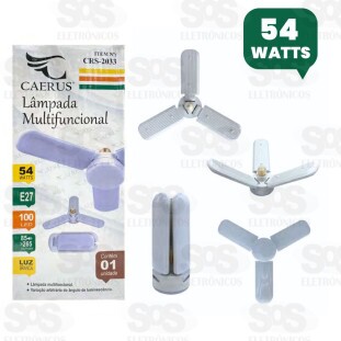 Lâmpada LED 3 Hélices 54W Caerus CRS-2033