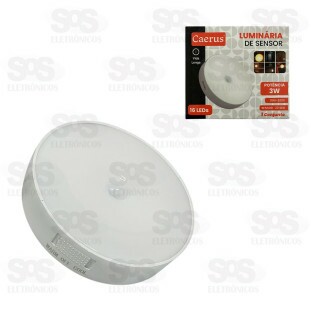 Luminária De Sensor 16 LEDS 3W Caerus CRS-2196