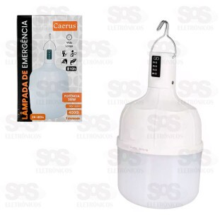 Lâmpada De Emergência Recarregável LED 38W Caerus CRS-2206