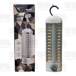 Luminária De Emergência Multifuncional Recarregável LED 10W Caerus CRS-3257