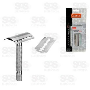 Aparelho De Barbear Metal Com Lâmina Caerus CRS-2371