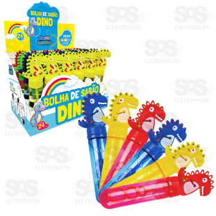 Bolha de Sabão Dino Caixa Com 24 Unidades 1028