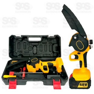 Motosserra Elétrica Portátil 6 Polegadas Recarregável B-Tek BT-DZ20