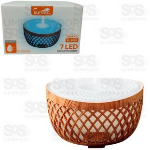 Difusor Umidificador Aromático Decorativo Com Iluminação Eletromex EL-5509