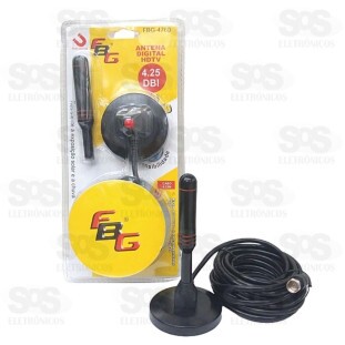 Antena Digital HDTV Com Imã Cabo 4.25M FBG-4760/LS-4760