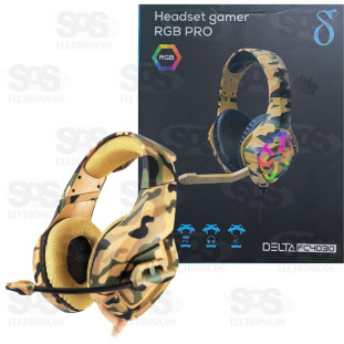 Headset Gamer RGB Pro Camuflado Aitek Delta -FC4030