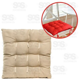 Almofada Assento Futon Oxford Liso 40cm X 40cm Cores Variadas