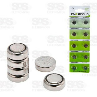 Bateria Botão FX-LR936/AG9 1.5V 10 Unidades Flex Gold