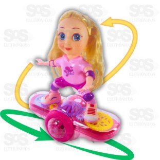 Safira Hoverboard Luzes e Sons 360 Graus Toy King TK-AB6573