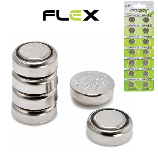 Bateria Botão LR44 /AG13 Cartela Com 14 Unidades