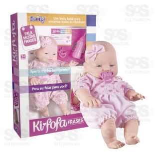 Boneca Ki Fofa Falas Diferentes Nova Toys 1114