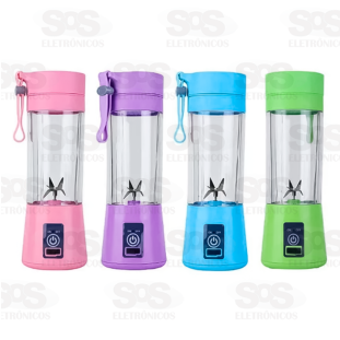 Liquidificador Portátil Recarregável 380ML HM-03