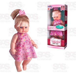 Boneca Yukinha Baby Hair Nova Toys 1113