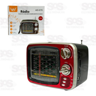 Rádio Retrô TV Antiga Altomex ad-078