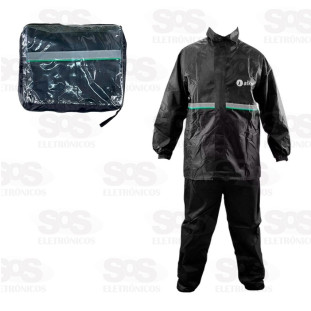Capa De Chuva Para Motoqueiro Calça e Jaqueta Tamanho Único GG Aiker