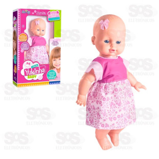 Boneca Yukinha Baby Branca Nova Toys 1044