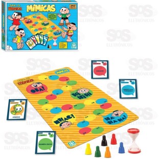 Jogo Mímicas Turma da Mônica Nig 762