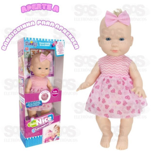 Boneca Baby Nice Educadora Nova Toys 1103