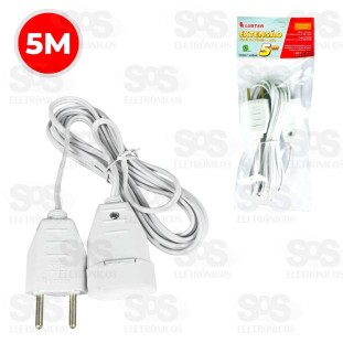 Extensão Simples 5 Metros 10A 2P Luster 2185