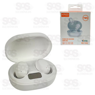 Fone Bluetooth Sem Fio TWS Com Painel Kaidi KD-7101