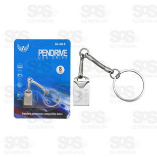 Pen Drive Mini Chaveiro 8GB Altomex AL-8U-8