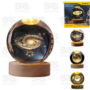 Luminária LED Bola de Cristal B-Max BM-F976