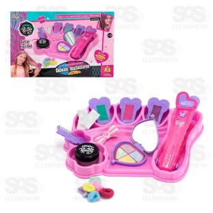 Kit Mechas Coloridas Com Glitter Toy King TK-AB8222