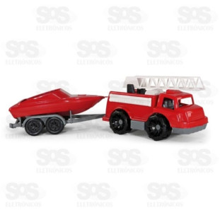 Bombeiro Com Lancha 98201