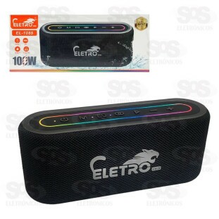 Caixa De Som 100W Resistente À Água Eletromex EL-1085