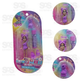 Boneca Com Acessórios e Protetor Labial FPS 15 Polibrinq MK4092