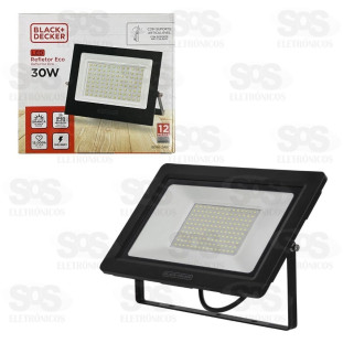 Refletor Eco Quadrado LED Branco 30W Black+Decker BDR1-2400