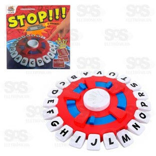 Jogo de Tabuleiro Stop Trava Letra Toy King TK-AB9790