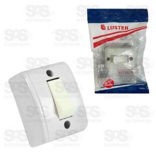 Interruptor Simples De Sobrepor 10A 250V Luster 10361