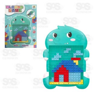 Pluzze Interativo Blocos De Encaixar Toy King Tk-Ab9059