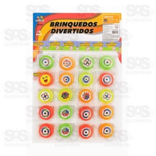 Ioiô Cartela Com 20 Unidades Toy King Tk -Ab8254