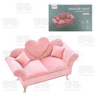 Porta Joias Com Espelho Cores Variadas LMF-MZ47