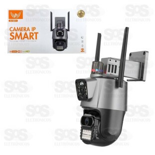 Câmera Dupla De Segurança Inteligente Com Wifi Altomex AL-S821