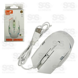 Mouse Gamer 1200DPI Com LED Eletromex EL-2205